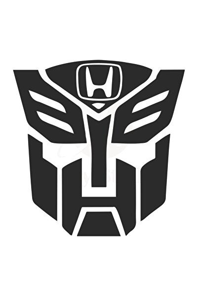 Akçay Sticker Honda Transformers Sticker Honda Oto Sticker Araba Sticker Siya...