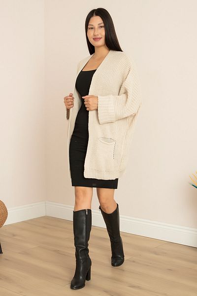 PULLIMM Sleeve Cuff Knitwear Cardigan Akr03