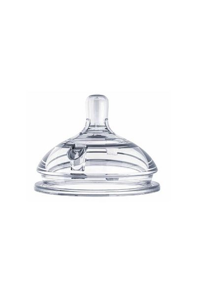 comotomo Set of 2 Fast Flow Silicone Baby Bottle Nipple