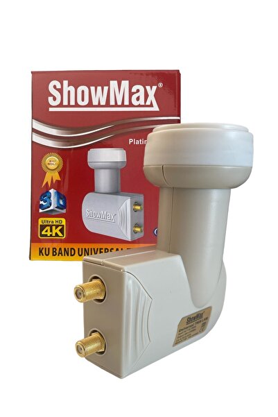 ShowMax 2'li Lnb 0.1db Gold 2 Çıkışlı Lnb