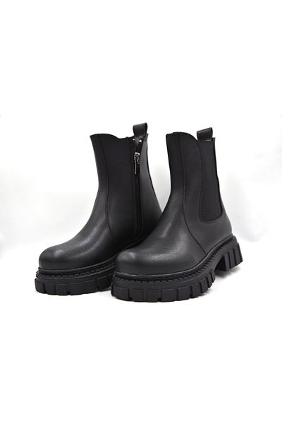 Prego Sema Elastic Zippered Inside Warm Lining Thermo Non-Slip Sole Water Resistant Children's Boots