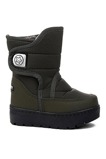 Lepetit Bebek Paraşüt Deri Bot Sıcak Yumuşak Kürklü Astar Kaymaz Termo Taban Cırtlı