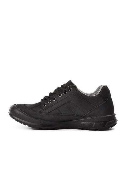 Scooter M1543Cs - Men's Black Genuine Leather Shoes