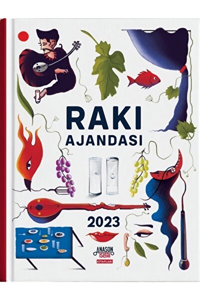 Overteam Yayınları Rakı Ajandası 2023 (Sert Kapak) kitabı - Kolektif - Overte...