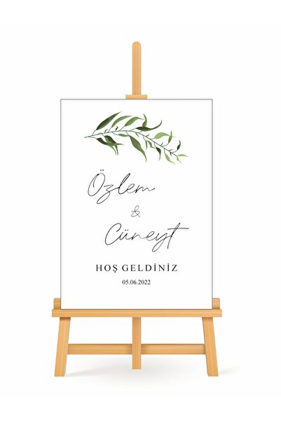 Partini Tasarlat Kişiye Özel Hoşgeldiniz Karşılama Panosu - (DÜĞÜN-NİKAH-NİŞA...