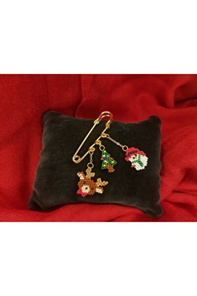 SEARD Miyuki Geyik Minik Çam Ağacı Ve Kardan Adam Yılbaşı Christmas Noel Isko...