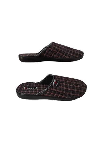 Fokus Focux Чоловічі сірі картаті ультралегкі домашні капці Gzrrrter25-23