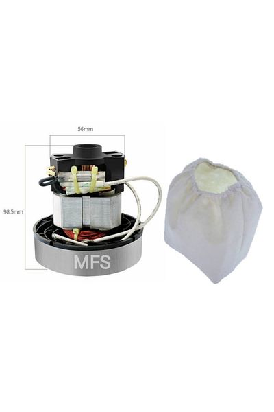 MFS Fantom Pratic XL P1300 - محرك مكنسة كهربائية متوافق مع كيس الغبار