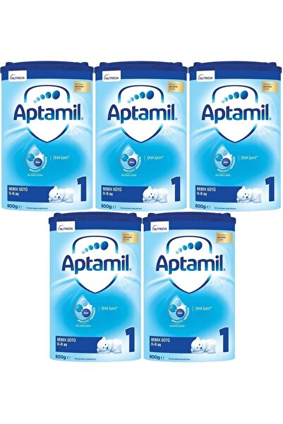 Aptamil Nutrıcıa 800gr Bebek Sütü No:1 (0-6 Ay) Doğumdan Itibaren (5 Li Set)