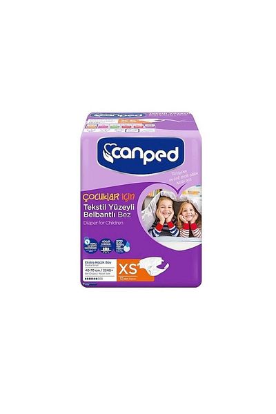 Canped Patient Diapers with Xs 12 Pcs Waistband for Children8690742310615