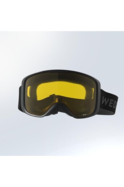 Decathlon Wedze Adult Ski Snowboard Goggles Mask - Bad Weather - Black - G100 S1v