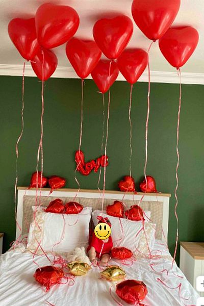 Parti dolabı 25 Li Red Heart Balloon 12 Inch 30 Cm Party Concept Wedding Engagement Wedding Lover Birthday Balloon