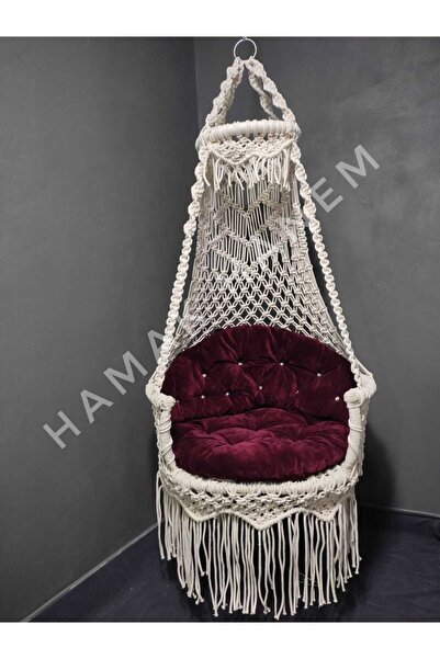 hamakhanemm Makrome Salıncak ( Çocuk Ve Yetişkin )