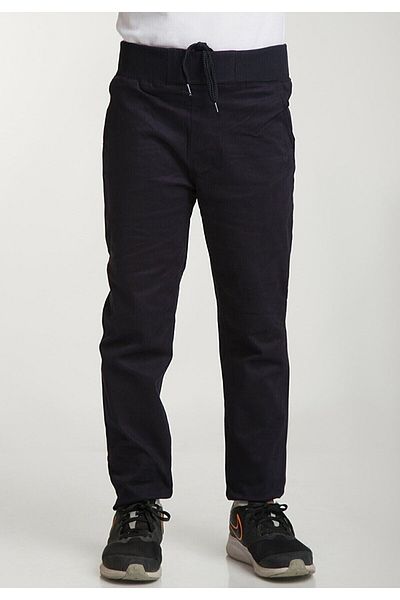 FATELLA Unisex Children's Ribbed Waist Canvas School Trousers