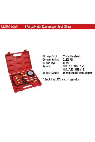 Omega 8 Parça Motor Kompresyon Test Cihazı Mgeg1005