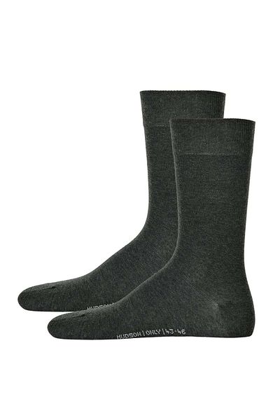 Hudson 2 Paar Herren-Socken – nur 2er-Pack, Strumpf, Komfortbund, Einfarbig