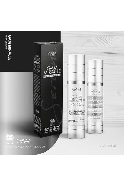 GAM Hair Care Serum Nourishes and Protects Hair Helps Repair Damaged Hair Contains Vitamin E