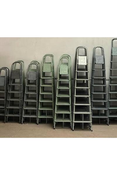DEMİRSAN Demir Boru Merdiven 7+1 Basamak