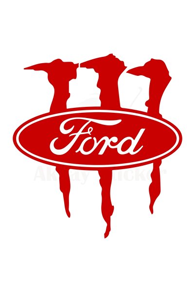 Akçay Sticker Ford Pençe Sticker Ford Sticker Ford Oto Sticker Monster Sticke...