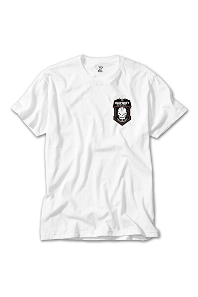 Z zepplin Tricou alb Call Of Duty Black Ops Skull