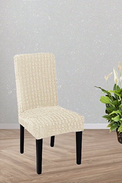 BASHTUGH TİCARET Bashtugh Sandalye Kılıfı Bürümcük Eteksiz Lastikli Yıkanabilir Sandalye Örtüsü Tek Adet.