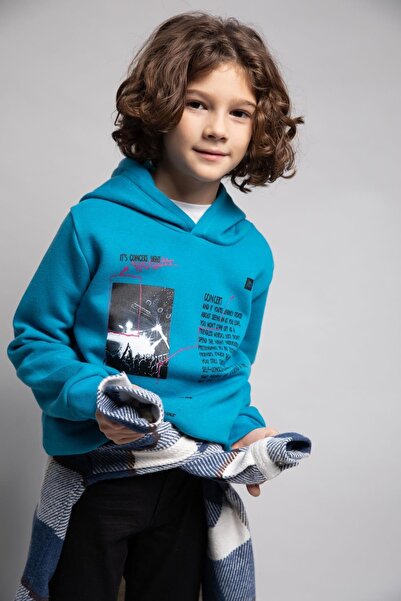 DeFacto Hanorac cu glugă pentru băiat - Potrivire relaxată