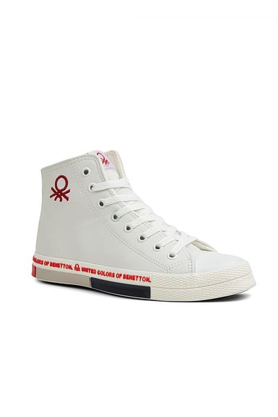 Benetton ® |   Bn-30747 - 3374 Λευκό - Ανδρικά Αθλητικά Παπούτσια