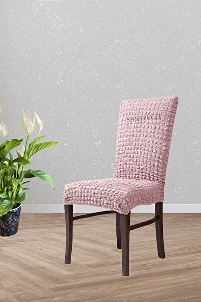 BASHTUGH TİCARET Sandalye Kılıfı Bürümcük Eteksiz Lastikli Yıkanabilir Sandalye Örtüsü Tek Adet.