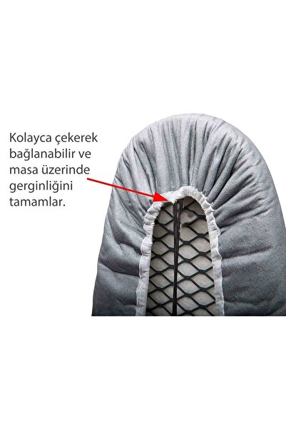 vexillum Termal Ütü Masası Kılıfı Örtüsü Bezi Keçeli Isı Yansıtıcı Yanmaya Ve Lekeye Karşı Dirençli Ayarlı