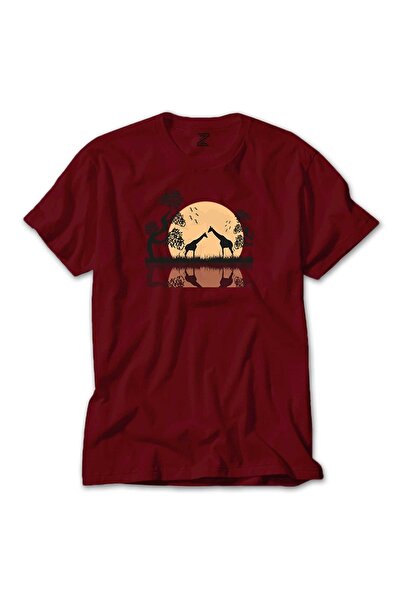 Z zepplin Crne žirafe, odrazi, crvena majica