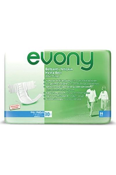 Evony Waistbanded Patient Diapers 30 Pack Medium - 2 Pieces