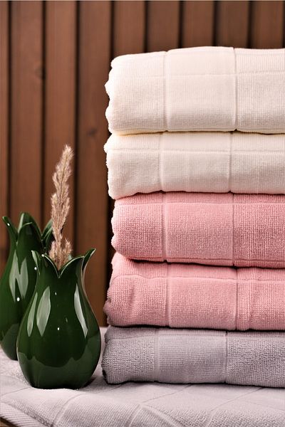 Özdilek Ramona 6-Piece Cotton Water Absorbency High 50*90 Hand Face Towel