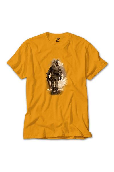 Z zepplin Κίτρινο T-shirt Call Of Duty Soldier