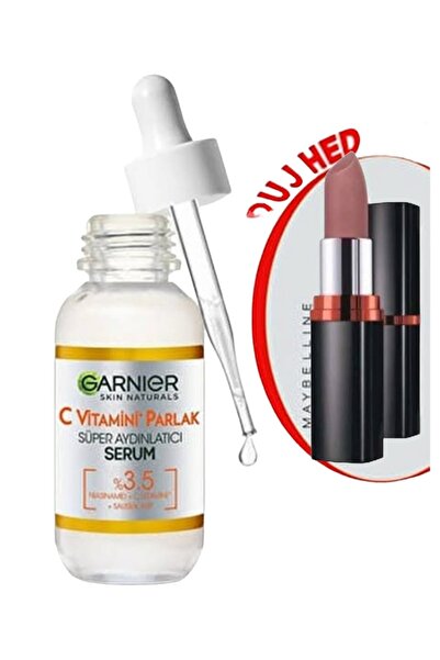 Garnier C Vitamini Parlak Süper Aydınlatıcı Serum 30ml  Maybelline New York Color Show M304 Ruj