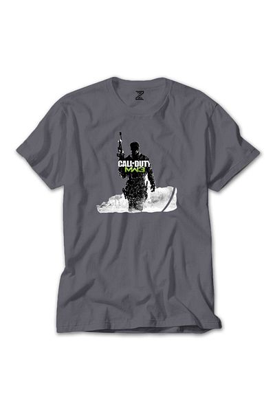 Z zepplin Γκρι μπλουζάκι Call Of Duty Silhouette M3