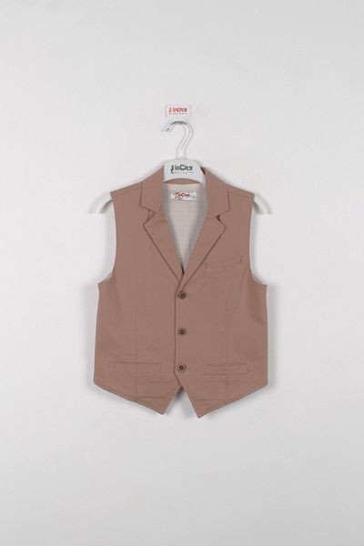 incity Boy's Camel Vest