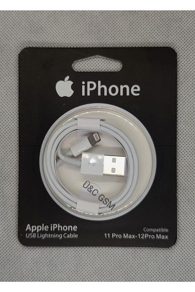 Ü&C GSM كابل ابل ايفون يو اس بي لايتنينج 1 متر 5-5s-5se/6-6plus-6s-6s Plus-7-7 Plus/x/xs Max