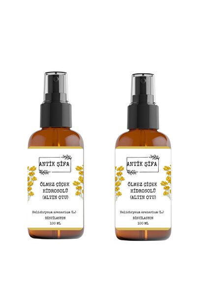 Antik Şifa %100 Saf Ölmez Çiçek Suyu - Altınotu Hidrosolü (2 X 100ML)