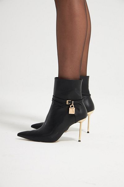 NOK İSTANBUL Black Heeled Boots