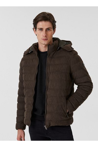 Lee Cooper Ανδρικό παλτό Khaki 231 Lcm 232005 Steel Khaki