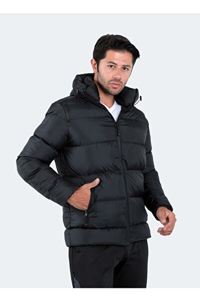 Slazenger Siyah Erkek Mont St22je001-500 Hank