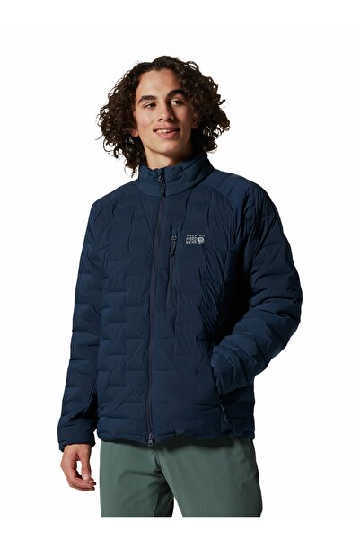 Mountain Hardwear Lacivert Erkek Dik Yaka Düz Mont 1942921425_om9931