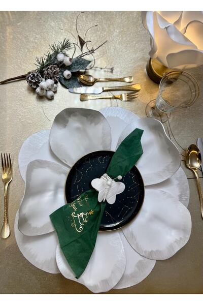 Maison Avf American Service Eva Latex Board - Λευκό Ασημί λεπτομερές σχέδιο