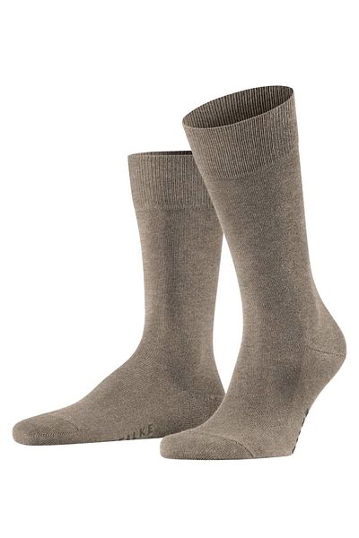 FALKE Herren Socken – Family SO, Uni Baumwollmischung Versatile Strümpfe