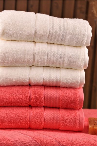 Özdilek Trendy 6-Piece Cotton Highly Water Absorbent 50*90 Hand and Face Towels