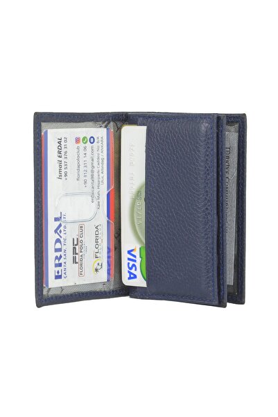 Case Club Чоловічий гаманець з натуральної шкіри з відділенням для водійського посвідчення та посвідчення особи
