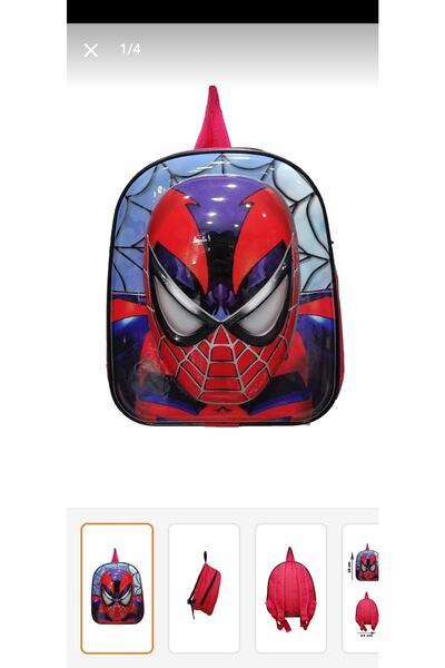 SPIDERMAN 5d рельєфний дитячий садок Kres та сумка для щоденного використання Orumcek Чоловічий рюкзак