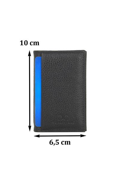 Case Club Γνήσιο δέρμα Mini ανδρική θήκη κάρτας με θήκη για άδεια οδήγησης και ταυτότητα