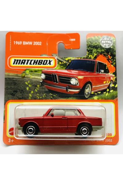Matchbox Yeni - New 1969 Bmw 2002 Red Mini Araba 1:64 Ölçek Marka 87/100