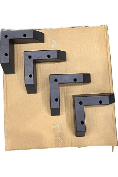 PERAMİCS 7x7 Siyah L Koltuk Ayağı 4 Adet Fiyatıdır